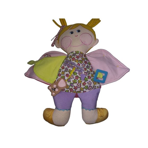 VTG Playskool Dressy Bessy Stuffed Plush Doll Learn to Dress Yourself Doll Toy - Picture 8 of 9